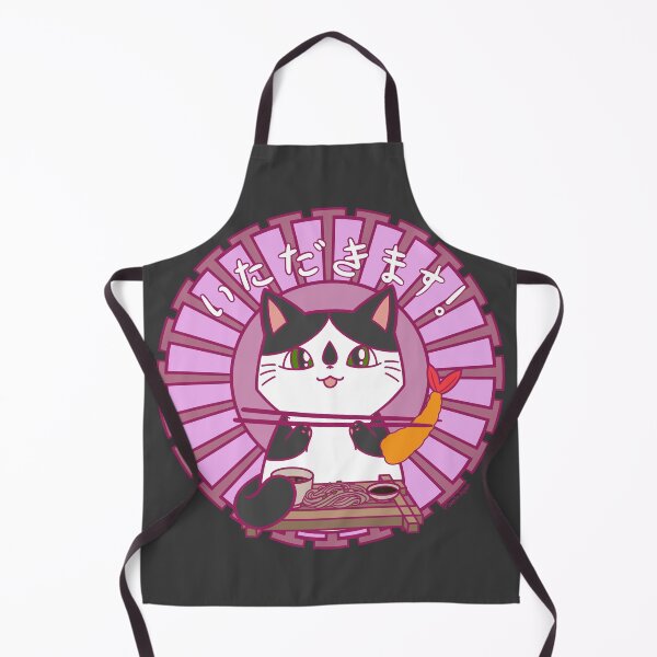 Item preview, New Year’s Soba Cat - time to eat designed and sold by SamInJapan.