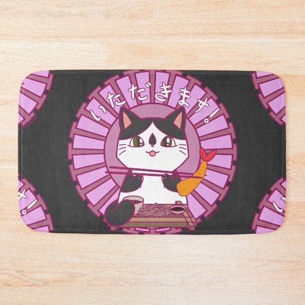 Item preview, New Year’s Soba Cat - time to eat designed and sold by SamInJapan.