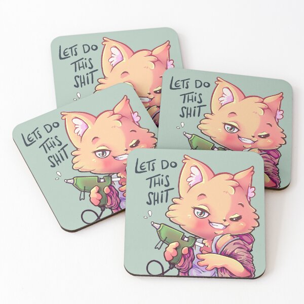 Item preview, Catgirl with hot glue designed and sold by Allraunde.art.