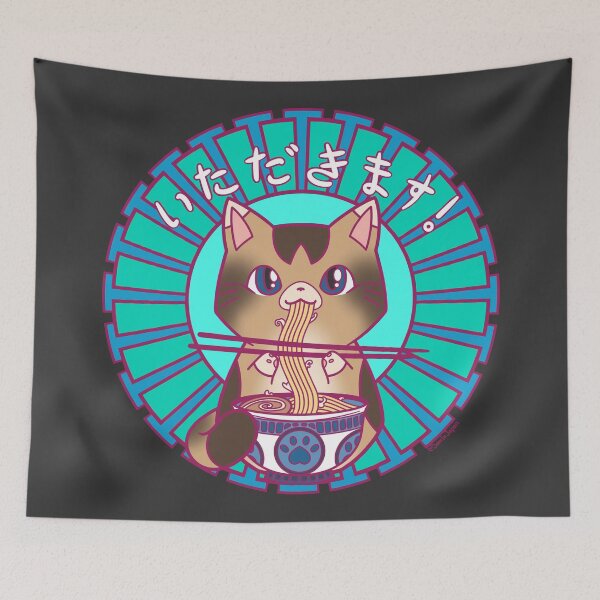 Item preview, Ramen Cat - time to eat designed and sold by SamInJapan.