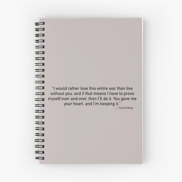 Item preview, Fourth wing book one quote. designed and sold by Artbymanu.