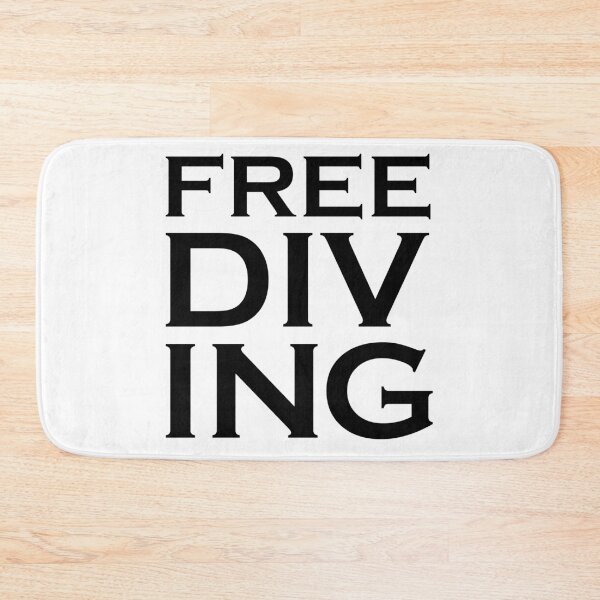 Item preview, Freediving diver diving apnea symbol font - freediving team designed and sold by AndreMi.