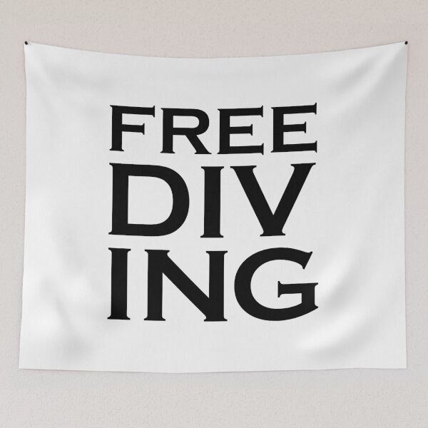 Item preview, Freediving diver diving apnea symbol font - freediving team designed and sold by AndreMi.