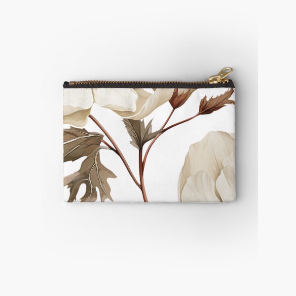 Item preview, Primeval Grove Exquisite White Poppy Motif designed and sold by 99belldesign.
