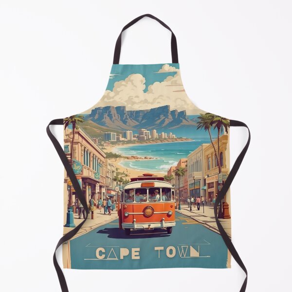 Item preview, Cape Town Vintage Retro Travel Poster: Discover South Africa's Beauty designed and sold by Ceemko's Vintage Corner.