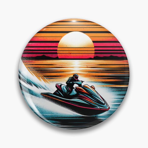 Item preview, Wave Rider Water Sport Jetski Design designed and sold by RedDesignSyc.