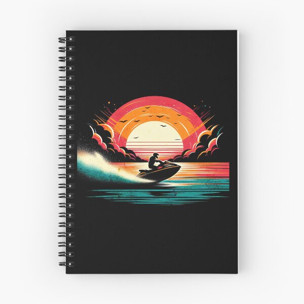 Item preview, Vintage Jetski Sunset Design designed and sold by RedDesignSyc.