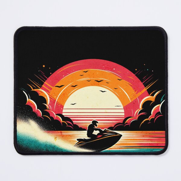 Item preview, Vintage Jetski Sunset Design designed and sold by RedDesignSyc.