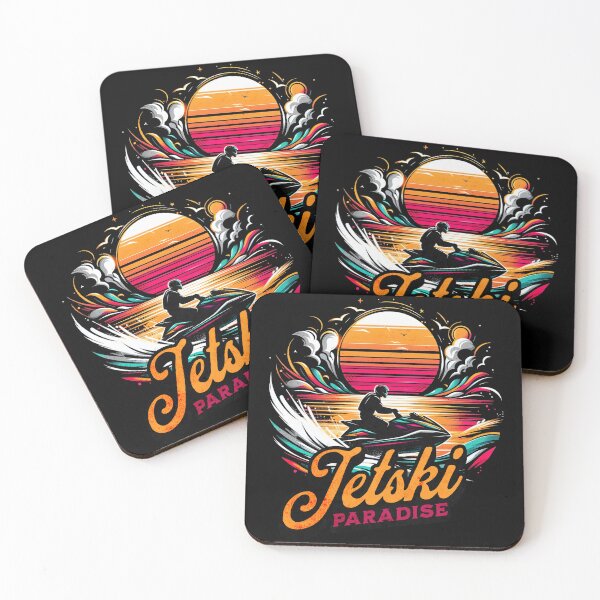Item preview, Vintage Jetski Paradise Design designed and sold by RedDesignSyc.