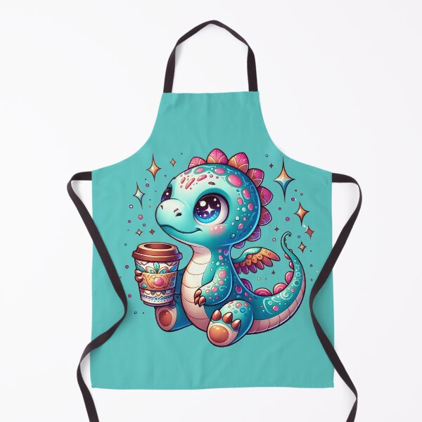 Item preview, Baby Dinosaur Holding a Cup of Coffee designed and sold by LILY ROSE.