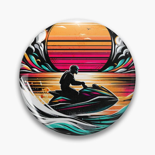 Item preview, Vintage Grafitti Jetski Design designed and sold by RedDesignSyc.