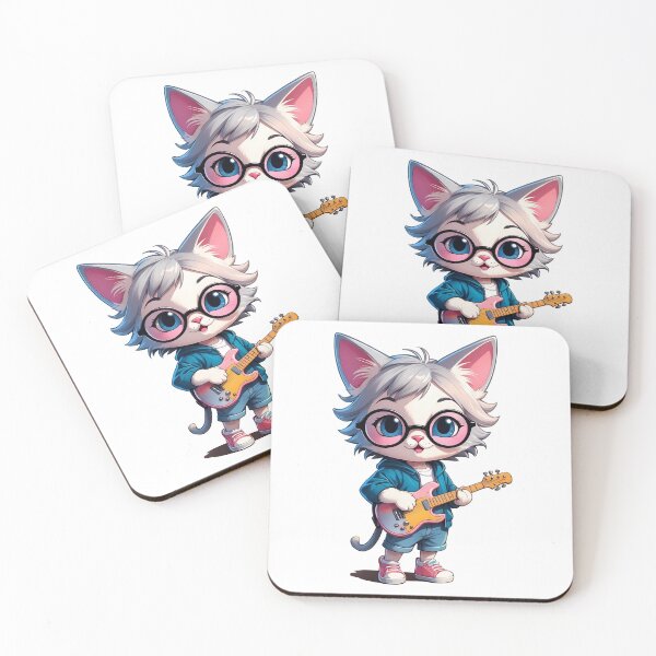 Item preview, World cat day playing the guitar designed and sold by wplamkung.