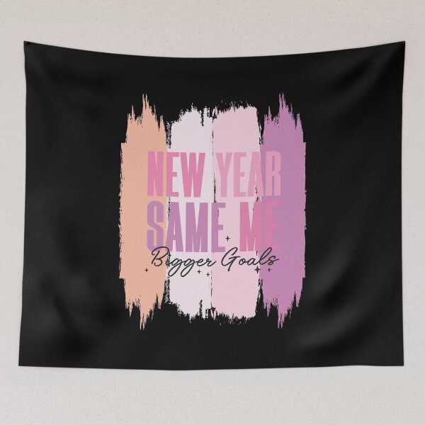 Item preview, New Year Same Me Bigger Goals 2024 designed and sold by Mypieceofspace.