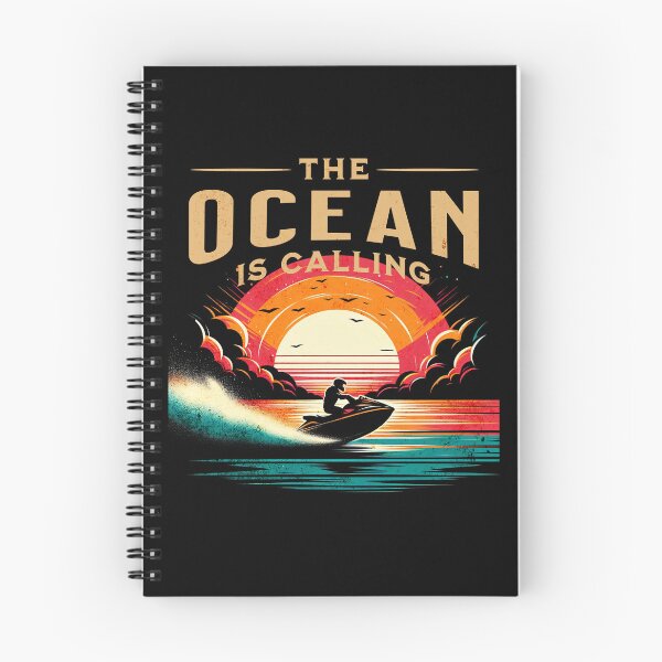 Item preview, The Ocean is Calling Jetski Design designed and sold by RedDesignSyc.