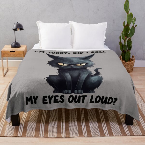 Item preview, Sarcastic Kitten Did I Roll My Eyes Out Loud Cat Lovers designed and sold by goodimagedesign.