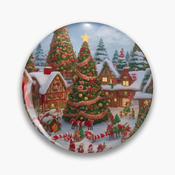 Aperçu de l'œuvre Village de Noël créée et vendue par Maryam Gulamova.