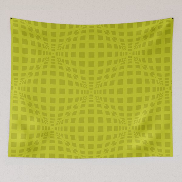 Item preview, Diamond Mesh Warp in Cyber Lime designed and sold by PaisleyMcNoodle.