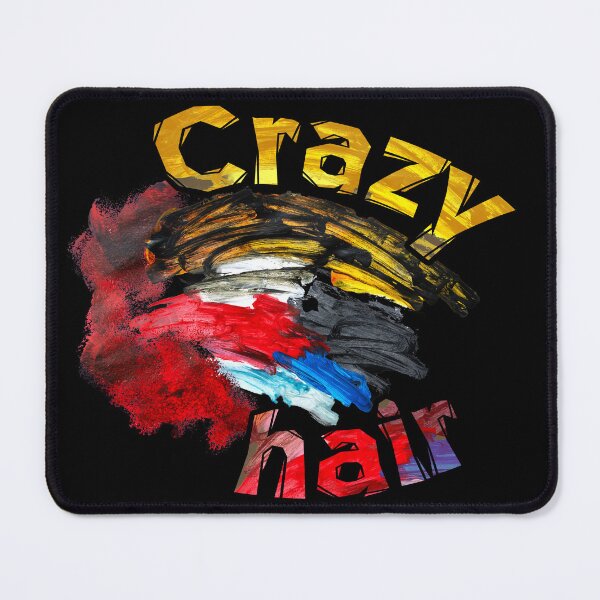 Item preview, Crazy hair painting - funky hair coloring designed and sold by YourMaps.
