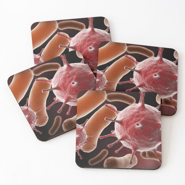 Item preview, STK701449H-Abstract image of virus and bacteria. designed and sold by StocktrekImages.