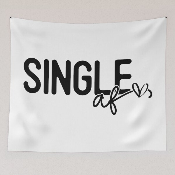 Item preview, Single AF, Anti Valentine's Day designed and sold by EsteticaVerus.