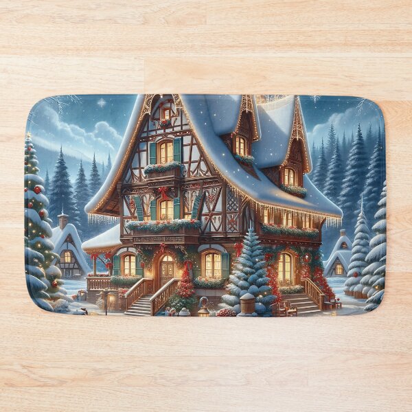 Item preview, Elvish Christmas Cottage designed and sold by FriskyLemur.
