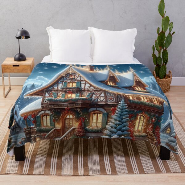 Item preview, Elvish Christmas Cottage designed and sold by FriskyLemur.