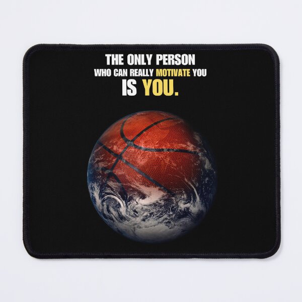 Item preview, Basketball Earth Motivational & Inspirational Quote designed and sold by hiunlimit.
