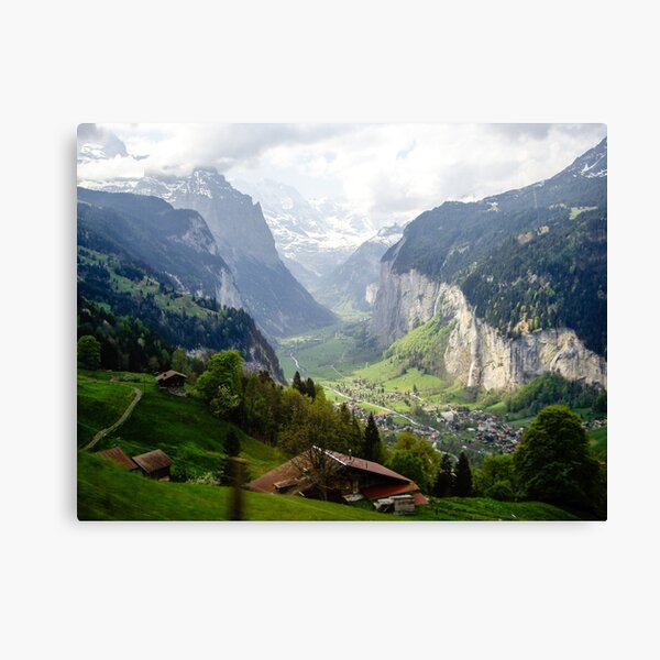 Digital Prints Switzerland Wall Art Lauterbrunnen Valley in Swiss Alps ...