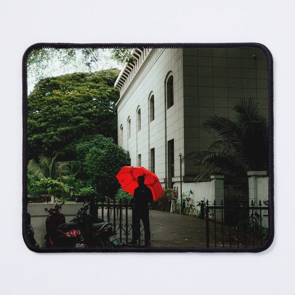 Item preview, Monsoon Mosaic: Man with Orange Umbrella designed and sold by infinara.