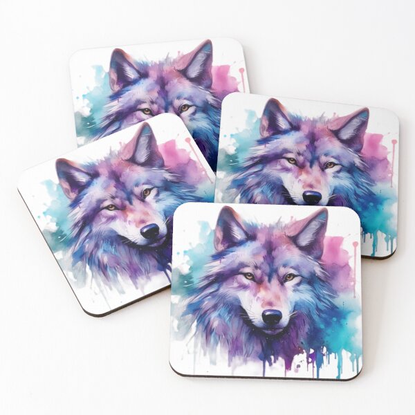 Item preview, The rainbow wolf designed and sold by Dyan4.