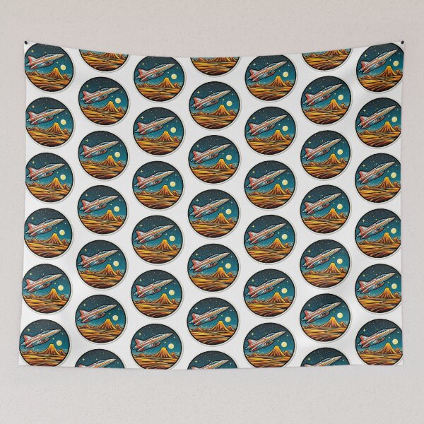 Item preview, X-51 Hypersonic Jet Leaving a Trail of Fire designed and sold by marezino.
