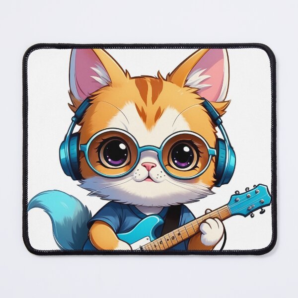 Item preview, World cat day playing the guitar designed and sold by wplamkung.