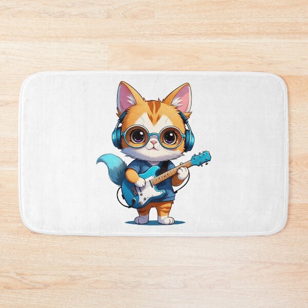 Item preview, World cat day playing the guitar designed and sold by wplamkung.