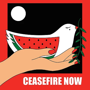 Artwork thumbnail, Ceasefire Now by Roshi-R