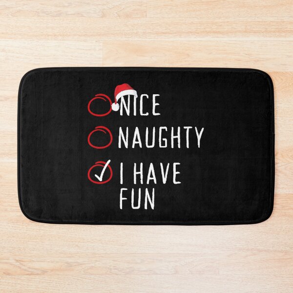 Item preview, Nice Naughty I Have Fun Christmas List Xmas Santa Claus designed and sold by Artisticlions-A.