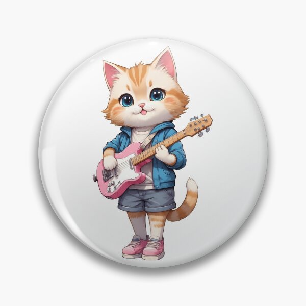 Item preview, World cat day playing the guitar designed and sold by wplamkung.