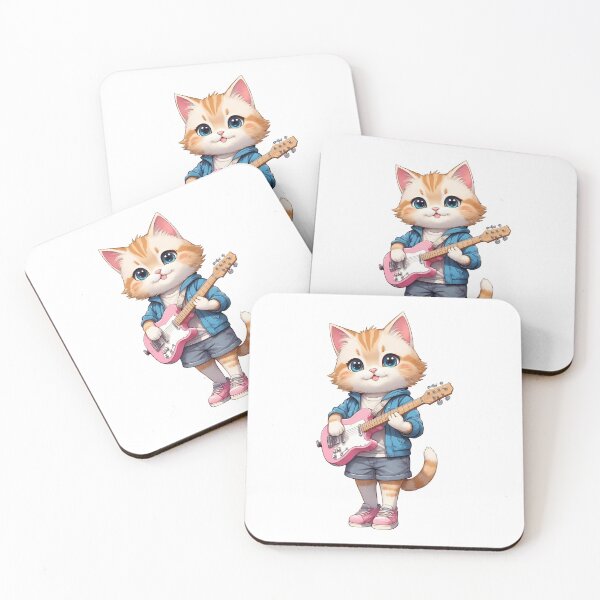 Item preview, World cat day playing the guitar designed and sold by wplamkung.