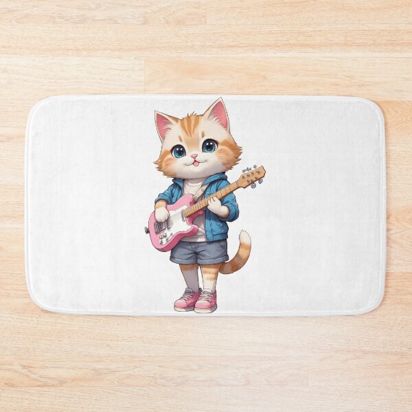 Item preview, World cat day playing the guitar designed and sold by wplamkung.