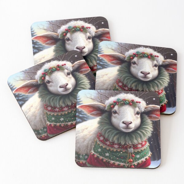 Item preview, A very cute christmas sheep designed and sold by M-Y-A-R-T-.
