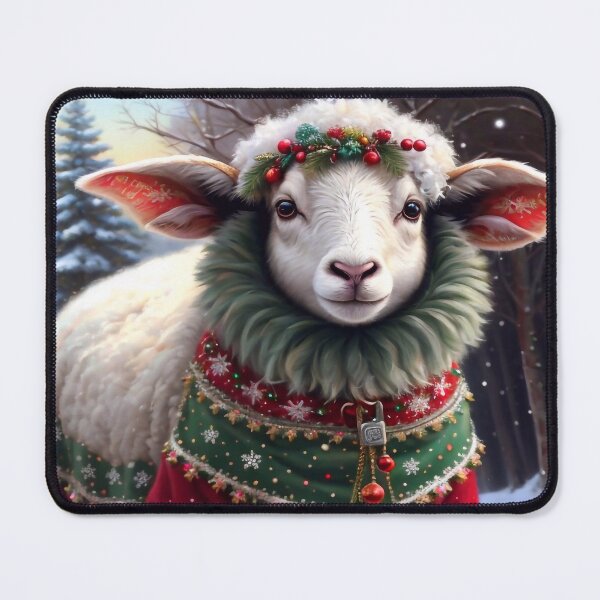 Item preview, A very cute christmas sheep designed and sold by m-y-A-I-A-R-T-.