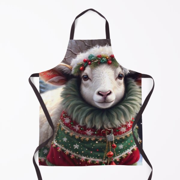 Item preview, A very cute christmas sheep designed and sold by M-Y-A-R-T-.