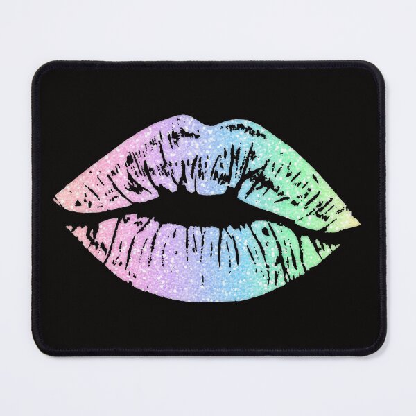 Item preview, Unicorn Pattern Kiss Lips designed and sold by LionessLove.