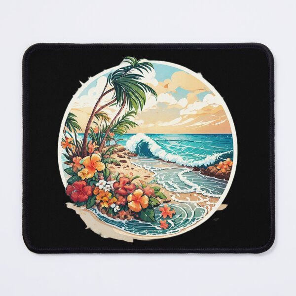 Item preview, Sun Lovers and Agitated Ocean - Hawaii Orchids designed and sold by NautiChic.