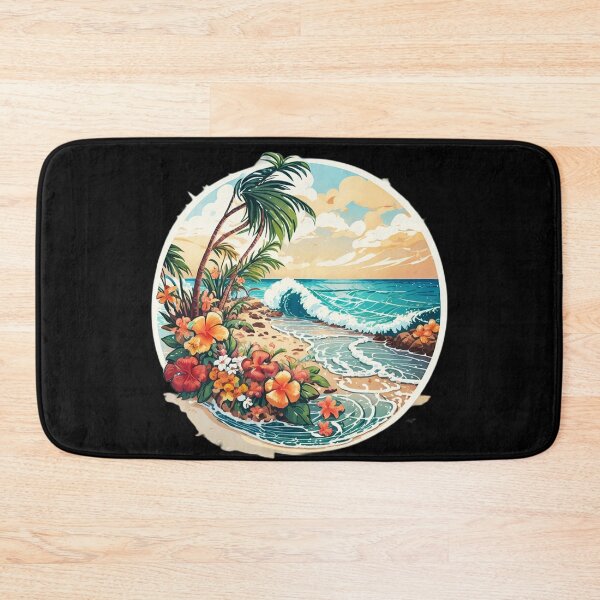 Item preview, Sun Lovers and Agitated Ocean - Hawaii Orchids designed and sold by NautiChic.
