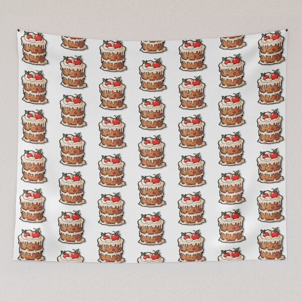 Item preview, Gingerbread Cake with Frosting and Candies designed and sold by marezino.