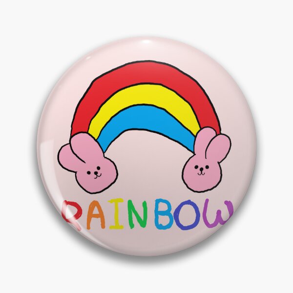 Item preview, rainbow rabbit designed and sold by zzzozzo.