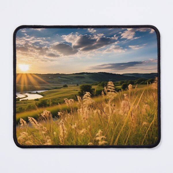 Item preview, Tuscany fields and tree on hills at sunrise - Landscape photography designed and sold by TheArtistOf2022.