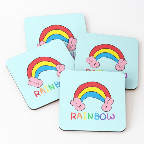 Item preview, rainbow rabbit designed and sold by zzzozzo.
