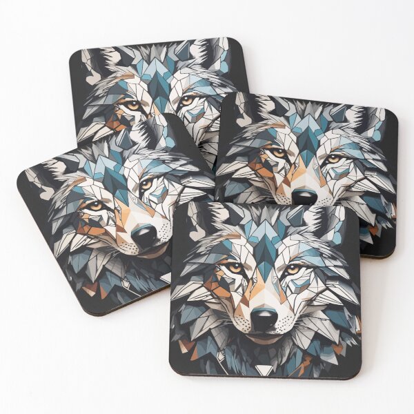 Item preview, Mosaic Wolf designed and sold by Dyan4.