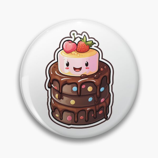Item preview, Brownie Batter Cake with Frosting and Chocolate Chips designed and sold by marezino.